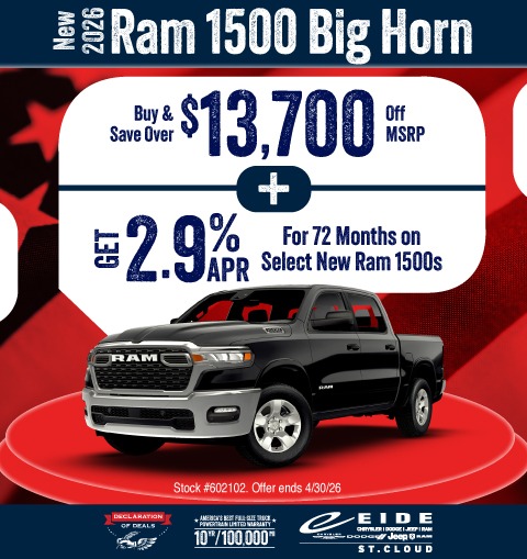 2026 RAM 1500 Lease