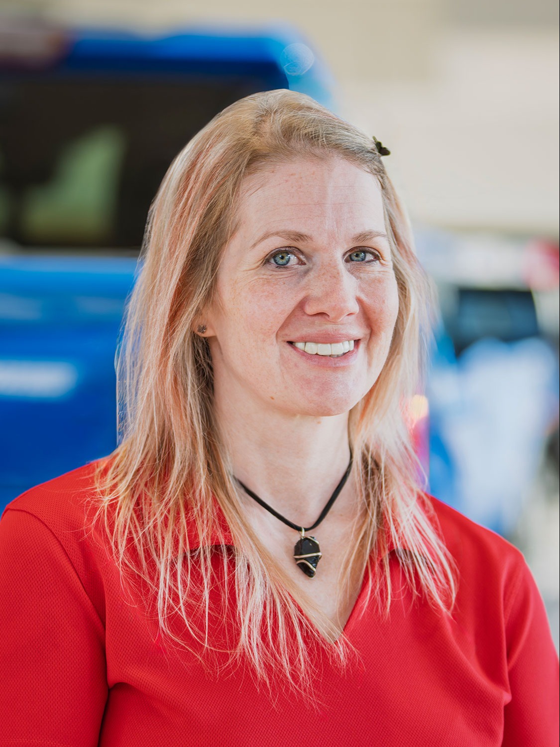 Counterman Sarah Westbrook in Parts at Fury GMC Forest Lake