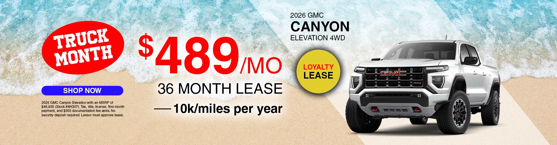2026 GMC Canyon Elevation