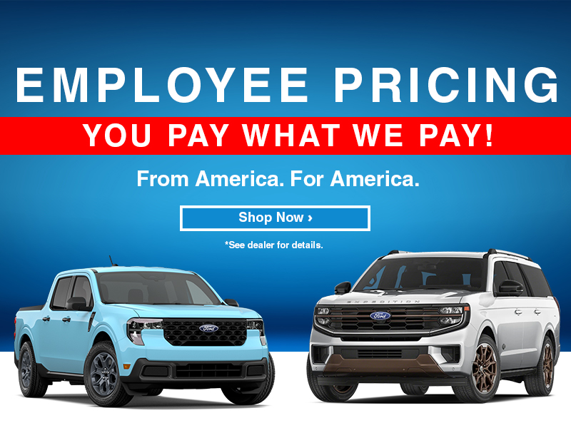 Special offer on    Employee Pricing