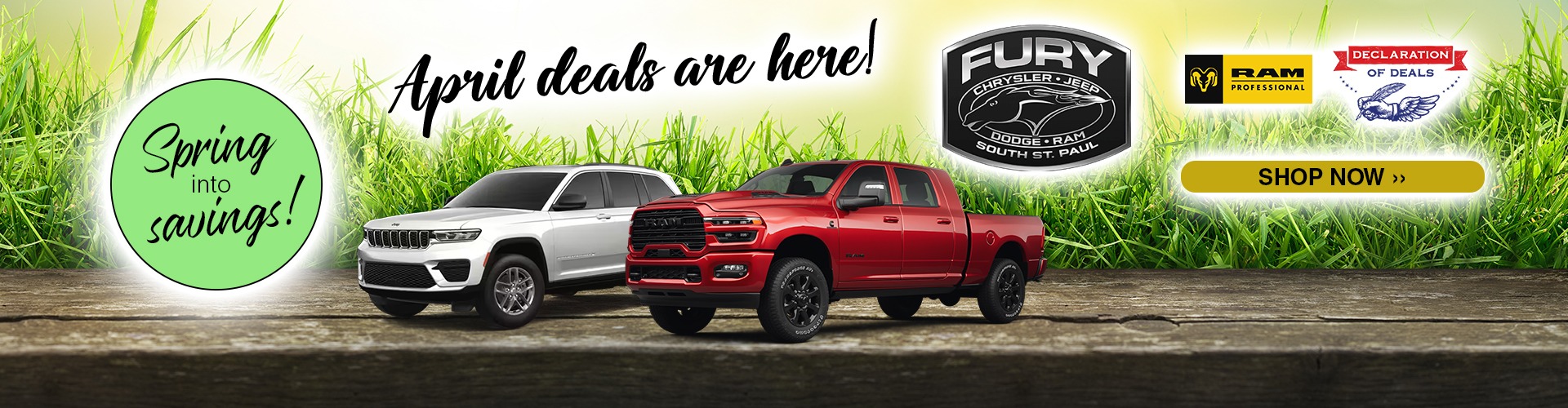 April specials just dropped for Fury Motors Saint Paul CDJR!