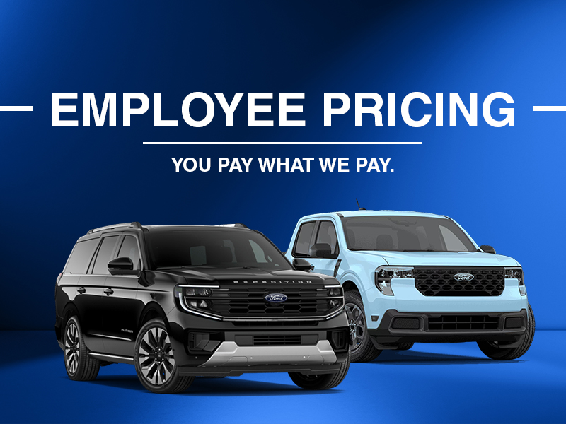 Special offer on    Employee Pricing