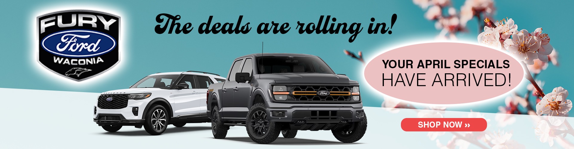 Check out Fury Ford Waconia's April specials now!