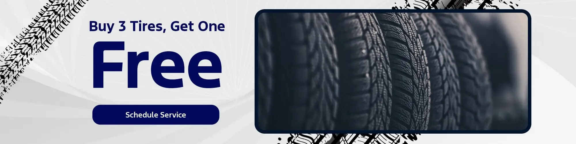 Buy Three Tires Get 1 free