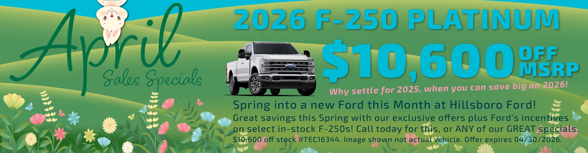 Hillsboro Ford Sales Special - HUGE Savings on In-Stock 2026 Super Duty Models!
