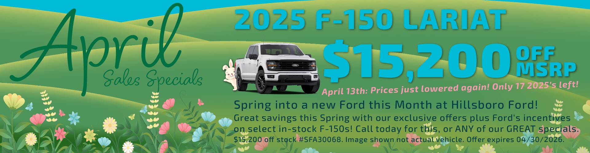 Hillsboro Ford Sales Special - HUGE Savings on In-Stock 2025 F-150 Models!