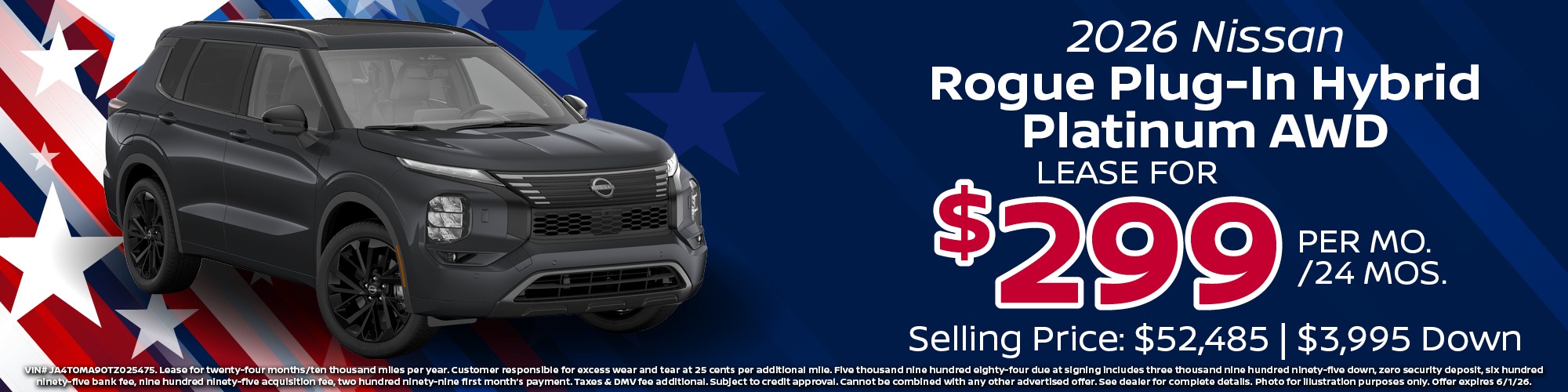 Rogue Hybrid Lease Special