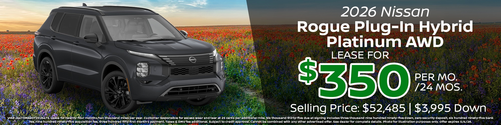 Rogue Hybrid Lease Special