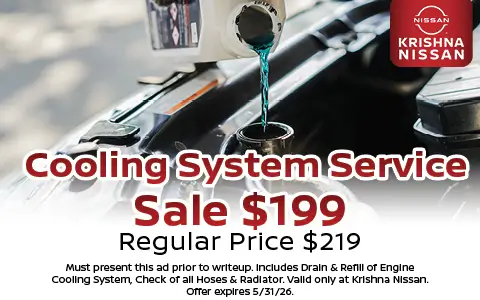 Coupon for Cooling System Service 