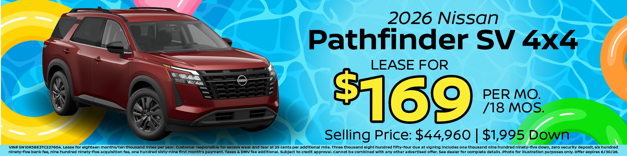 Pathfinder Lease Special