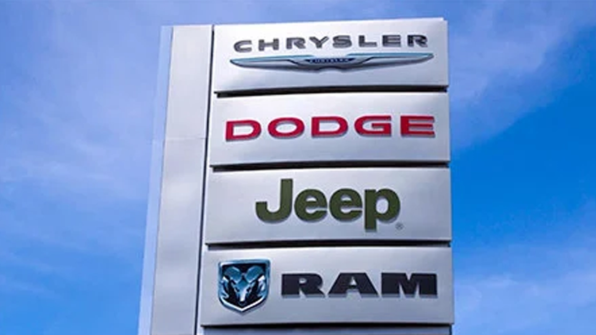 Landmark Chrysler Dodge Jeep Ram FIAT of Atlanta sign