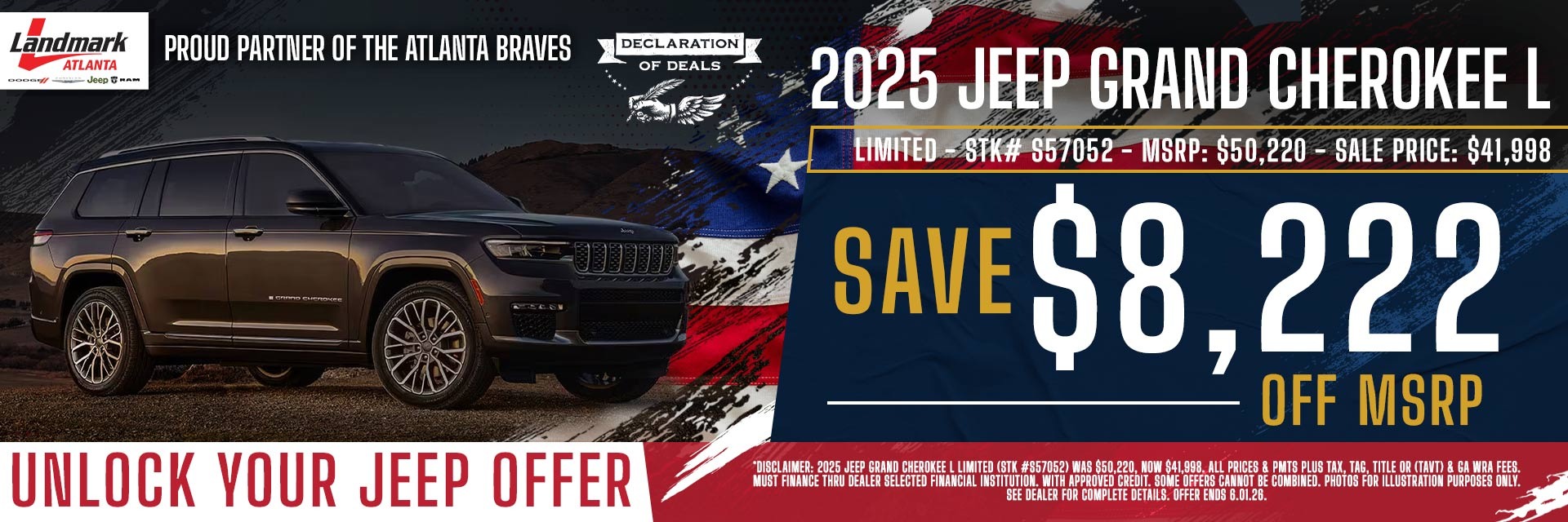 2025 Jeep Grand Cherokee L Limited - Save $8,222 Off MSRP