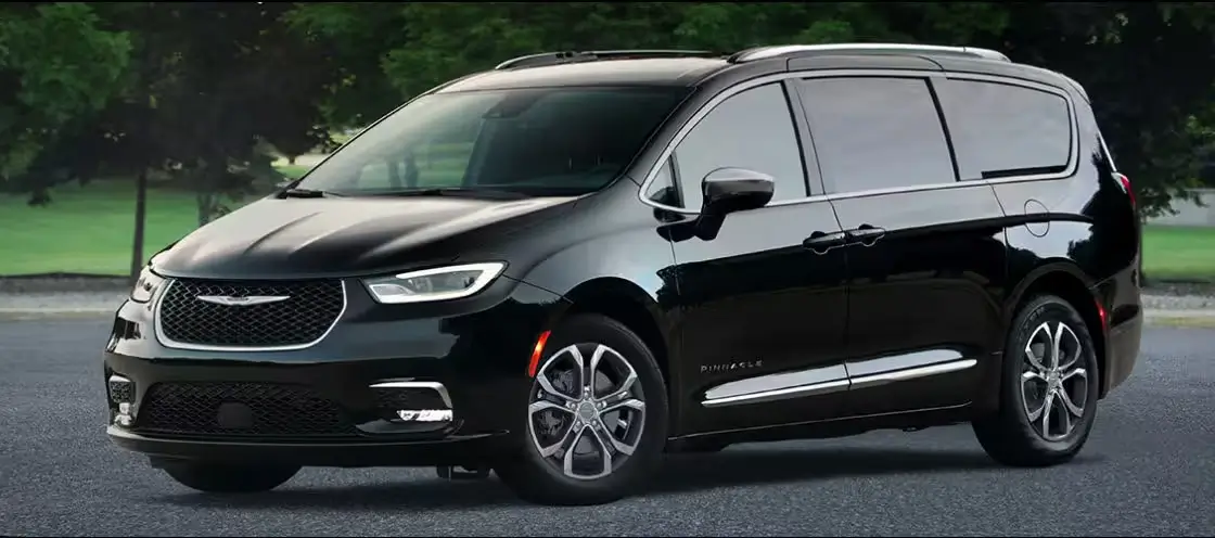 Red Chrysler Pacifica Pinnacle available in Atlanta at Landmark Dodge.