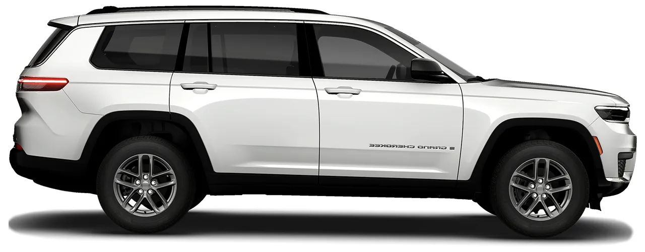 Grey Jeep Grand Cherokee on sale at Landmark Dodge in Atlanta GA.