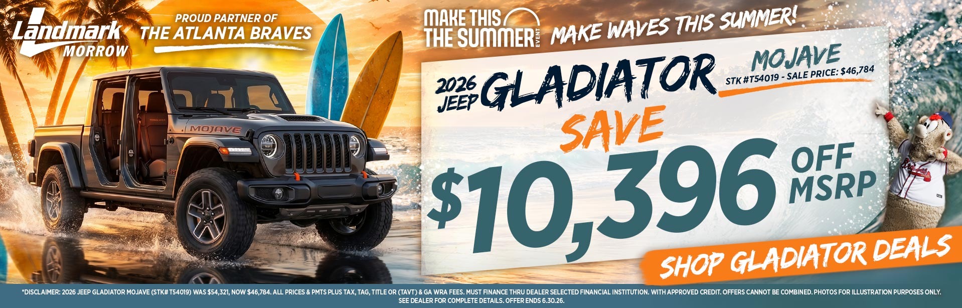2026 Jeep Gladiator Mojave - Save $10,396 Off MSRP