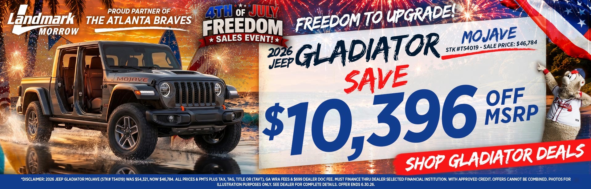 2026 Jeep Gladiator Mojave - Save $10,396 Off MSRP