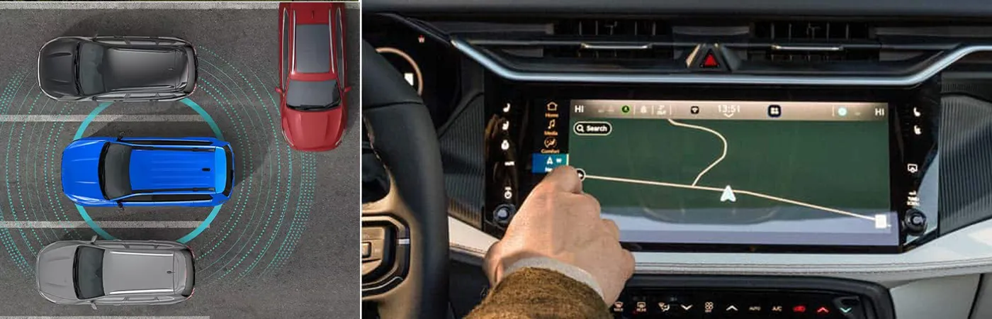 Some of the many safety tech features found in the latest Jeep Cherokees for sale or lease at Landmark Dodge.