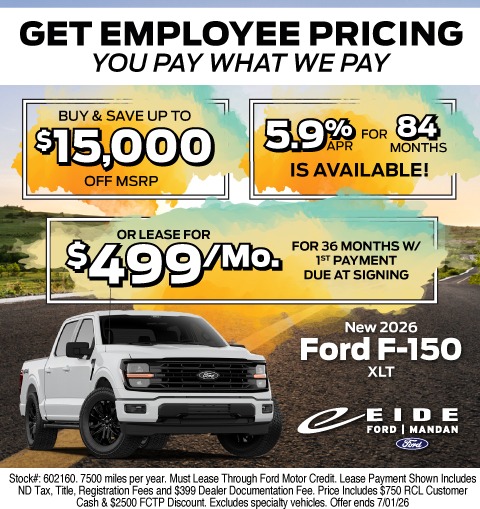 2026 Ford F-150 Savings