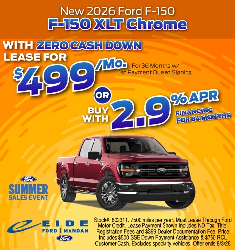2026 Ford F-150 Savings