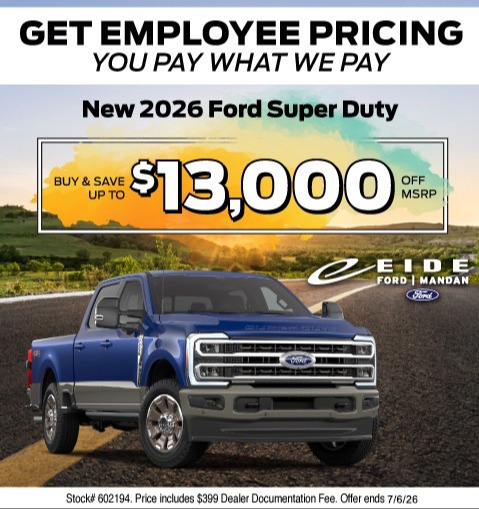 2026 Ford Super Duty Discounts