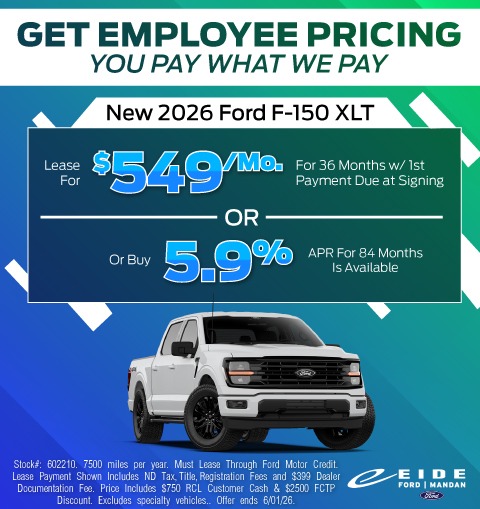 2026 Ford F-150 Savings