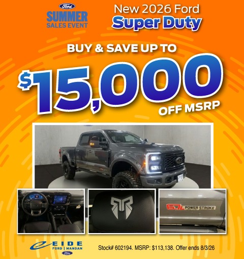 2026 Ford Super Duty Discounts