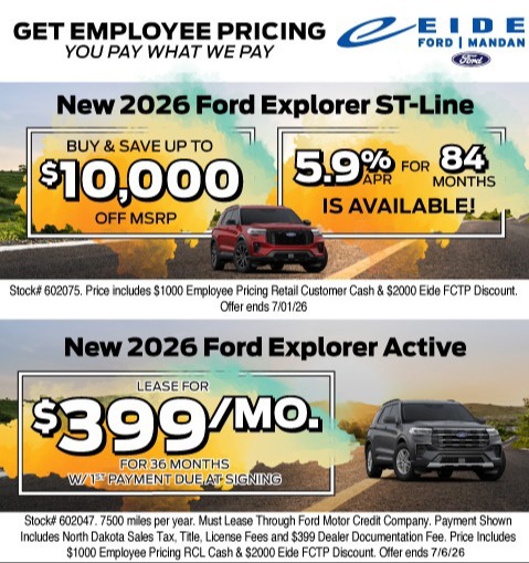 Ford Explorer Lease Specials