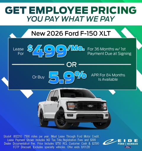 2026 Ford F-150 Savings