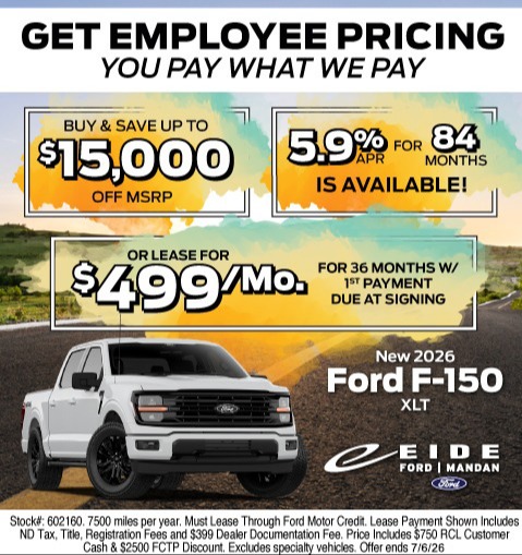 2026 Ford F-150 Savings