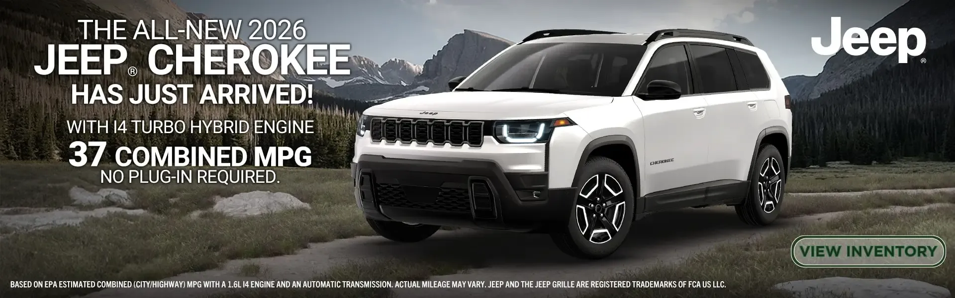 New 2026 Jeep Cherokee Special