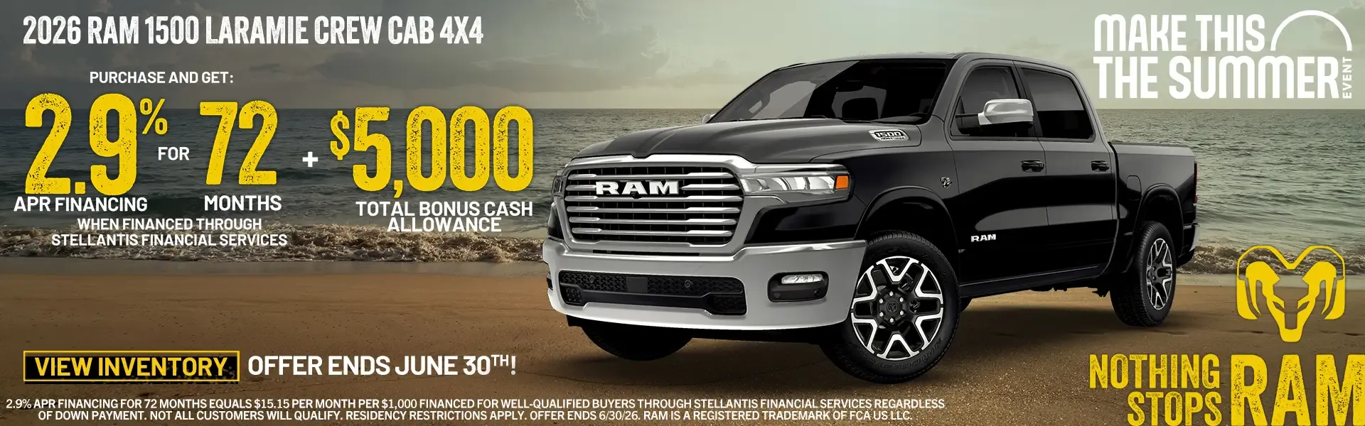 New 2026 Ram 1500 Special