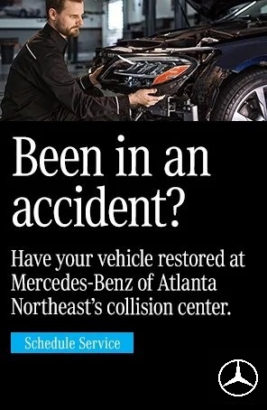 Coupon for Mercedes-Benz of Atlanta Northeast’s collision center. 