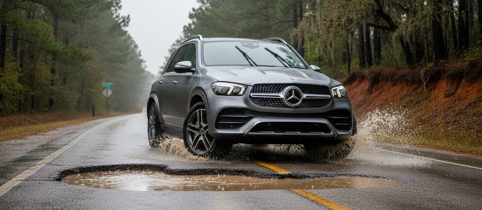 Mercedes-Benz wheel options for pothole protection in Duluth, GA