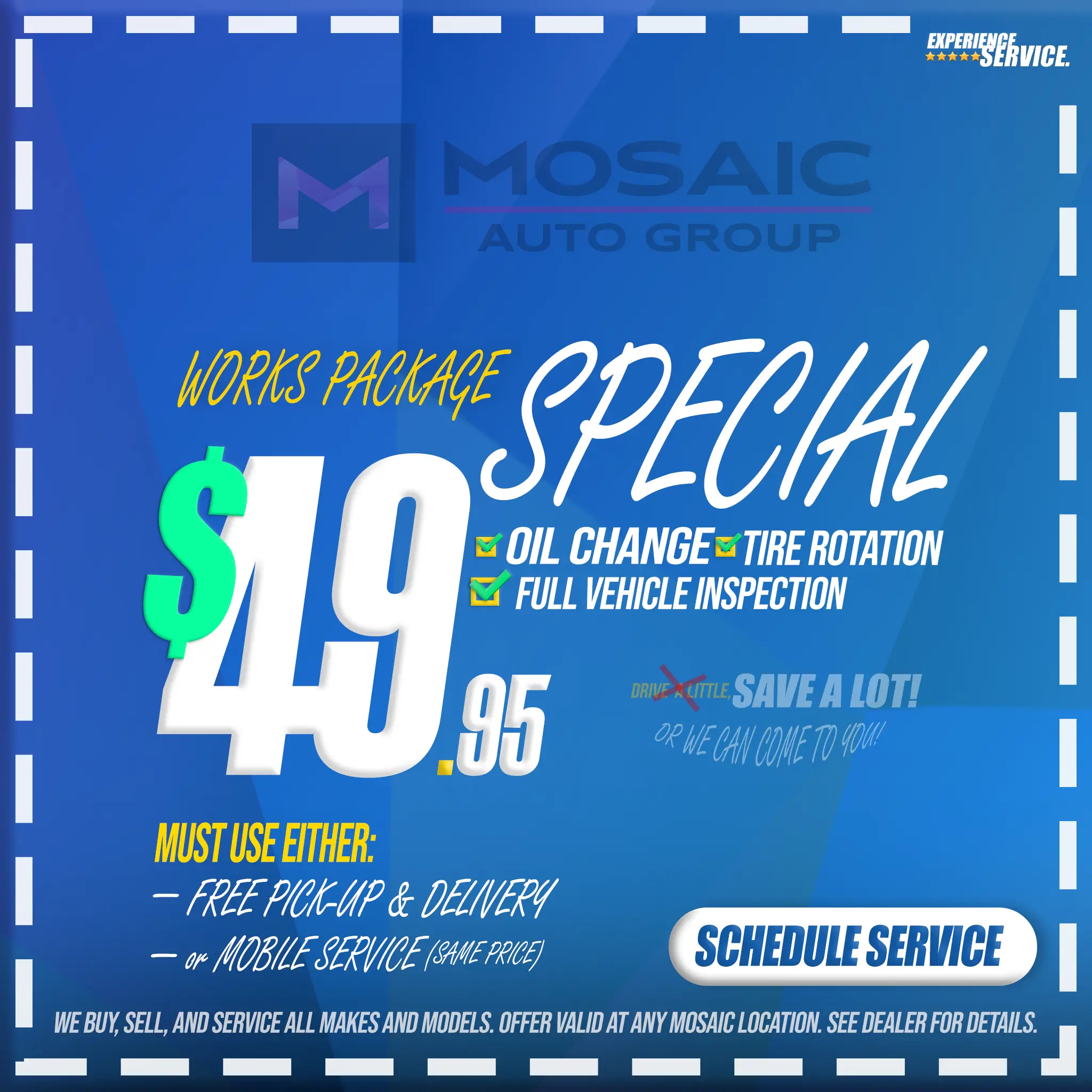 Coupon for The Works Package 