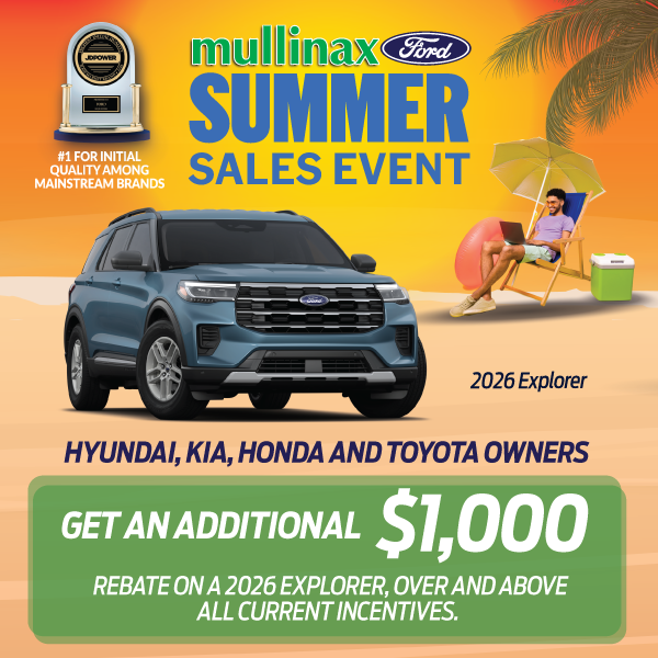 Special offer on 2026 Ford Explorer 2026 Explorer