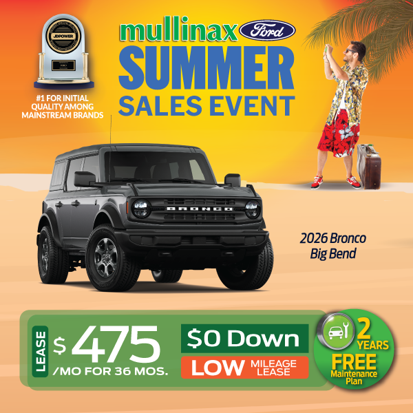 Special offer on 2025 Ford Bronco 2026 Bronco Big Bend