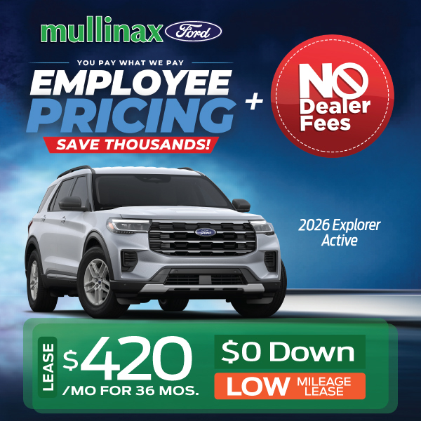 Special offer on 2025 Ford Explorer 2026 Explorer Active
