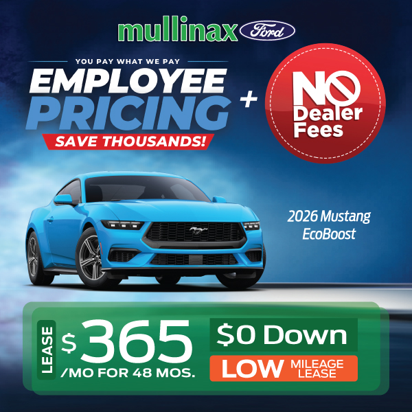 Special offer on    2026 Mustang EcoBoost