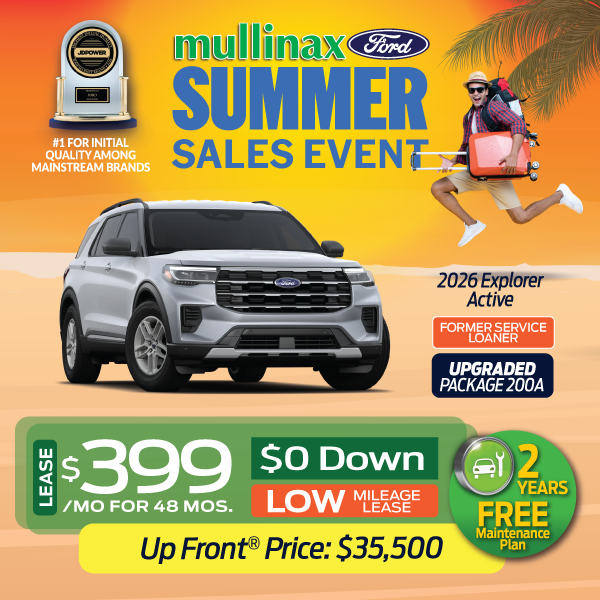 Special offer on 2026 Ford Explorer 2026 Explorer Active