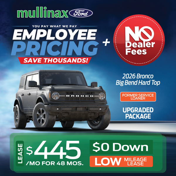 Special offer on    2026 Bronco Big Bend