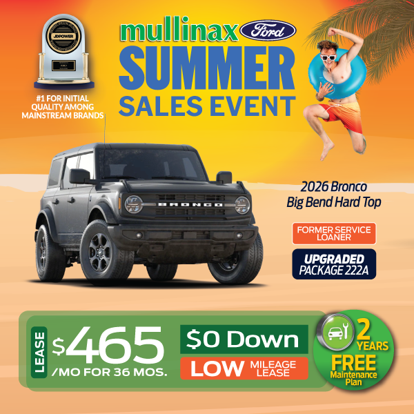 Special offer on    2026 Bronco Big Bend Hard Top