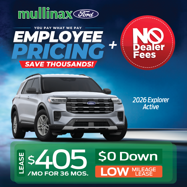 Special offer on 2026 Ford Explorer 2026 Explorer Active