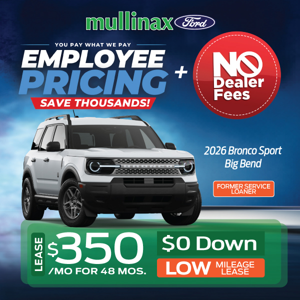 Special offer on 2025 Ford Bronco Sport 2026 Bronco Sport Big Bend