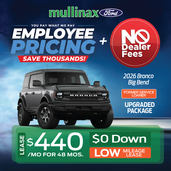 Special offer on 2025 Ford Bronco 2026 Bronco Big Bend