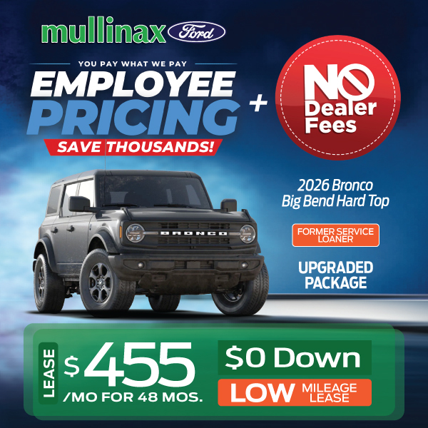 Special offer on 2025 Ford Bronco 2026 Bronco Big Bend