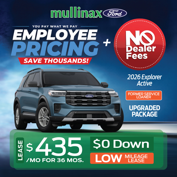 Special offer on 2026 Ford Explorer 2026 Explorer Active