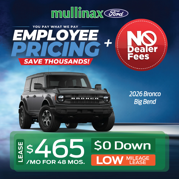 Special offer on 2025 Ford Bronco 2026 Bronco Big Bend