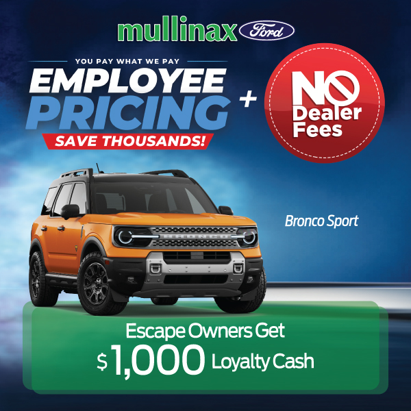 Special offer on 2025 Ford Bronco Sport Bronco Sport