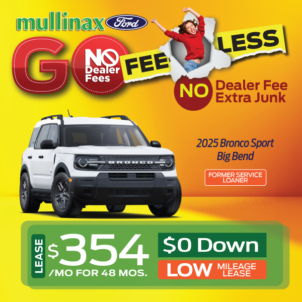 Special offer on 2025 Ford Bronco 2025 Bronco Sport Big Bend