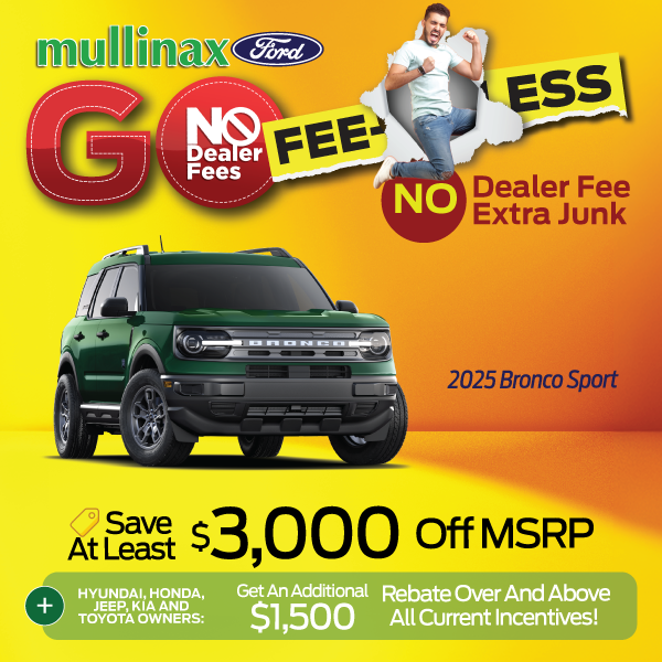 Special offer on 2025 Ford Bronco Sport 2025 Bronco Sport